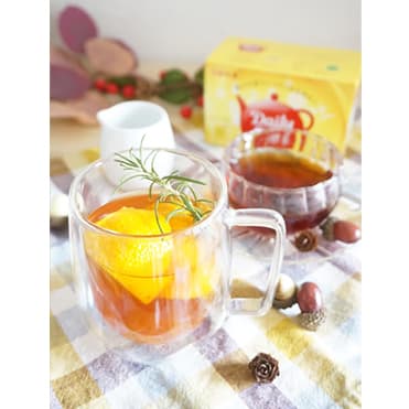 レモンと紅茶の写真